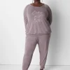 Sleep Separates^Lane Bryant French Terry Jogger Nightshade