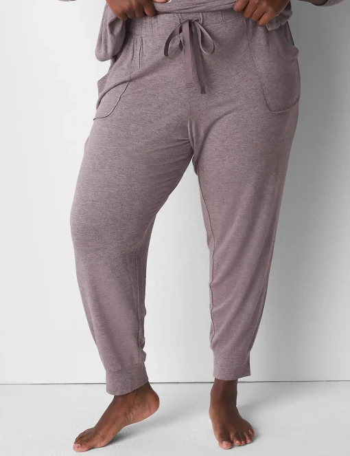 Sleep Separates^Lane Bryant French Terry Jogger Nightshade