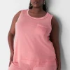Sleep Separates^Lane Bryant French Terry Short Sun Kissed Coral