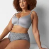 F To K Cups^Lane Bryant Front-Close No-Wire Bra Alloy