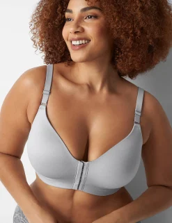 F To K Cups^Lane Bryant Front-Close No-Wire Bra Alloy