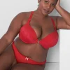 Underwire Bras^Lane Bryant Front-Close Smooth Boost Plunge Bra Adrenaline Rush