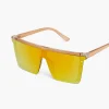Sunglasses^Lane Bryant Gold And Multi Shields With Multi M Gold Tone