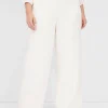 Wide Leg^Lane Bryant High-Rise Perfect Drape Wide Leg Pant Ivory Rose
