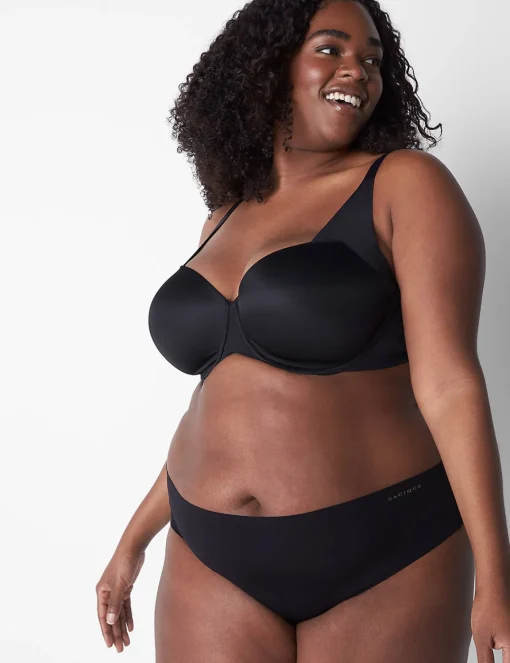 Thong Panties^Lane Bryant Invisible Edge Thong Black