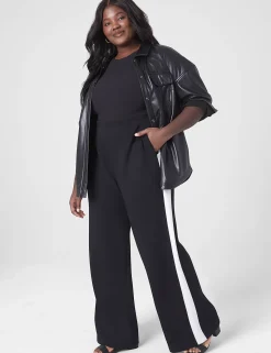 Wide Leg^Lane Bryant Journey Knit High-Rise Wide Leg Pant Black