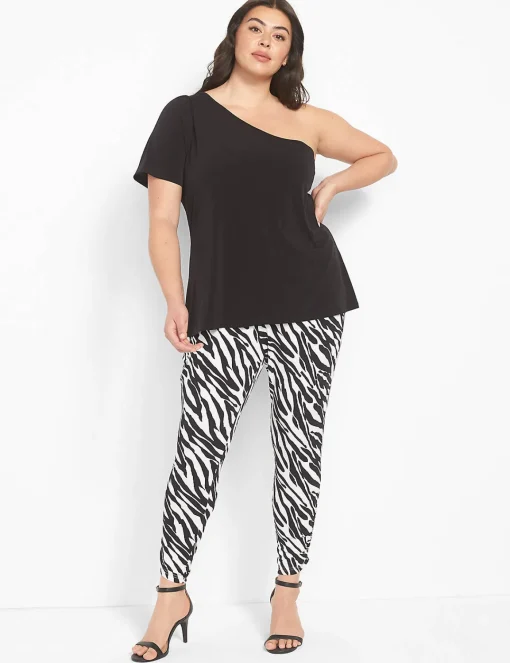 Slim^Lane Bryant Knit Kit Pull-On Ankle Pant Lbsu22182_Zebra_Cw1