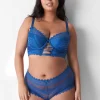 Cheeky Panties^Lane Bryant Lace Cheeky Short Panty Beaucoup Blue
