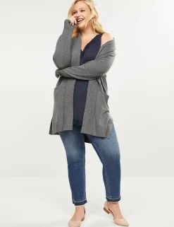 The Tee Shop^Lane Bryant Lace-Trim Swing Tank Night Sky