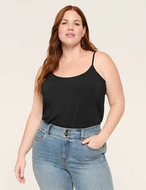 Level 1 - Smooth^Lane Bryant Layering Cami Black