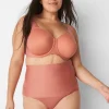 Thong Panties^Lane Bryant Level 2 Totally Smooth High-Waist Thong Light Mahogany