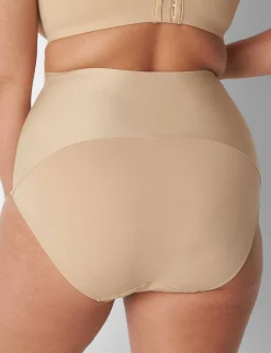 Brief Panties^Lane Bryant Level 2 Totally Smooth High-Waist Brief Panty Cafe