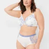 Underwire Bras^Lane Bryant Lightly Lined Full Coverage Bra With Lace Bright White