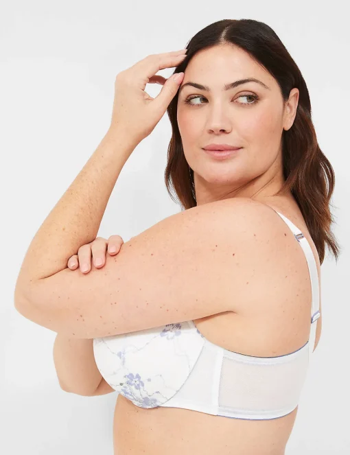 Underwire Bras^Lane Bryant Lightly Lined Full Coverage Bra With Lace Bright White