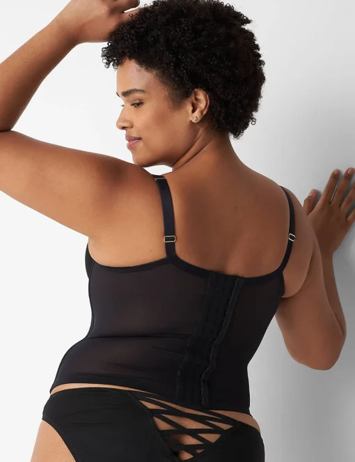 Bodysuits & Playsuits^Lane Bryant Lightly Lined Lace Corset Black