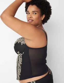 Bodysuits & Playsuits^Lane Bryant Lightly Lined Lace Corset Black