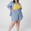 Shorts^Lane Bryant Linen City Short Chambray