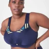 Sports Bras^Lane Bryant Livi Active High-Impact Wicking Max Support Sports Bra Maritime Blue