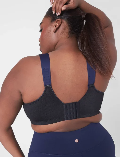 Sports Bras^Lane Bryant Livi Active High-Impact Wicking Max Support Sports Bra Maritime Blue