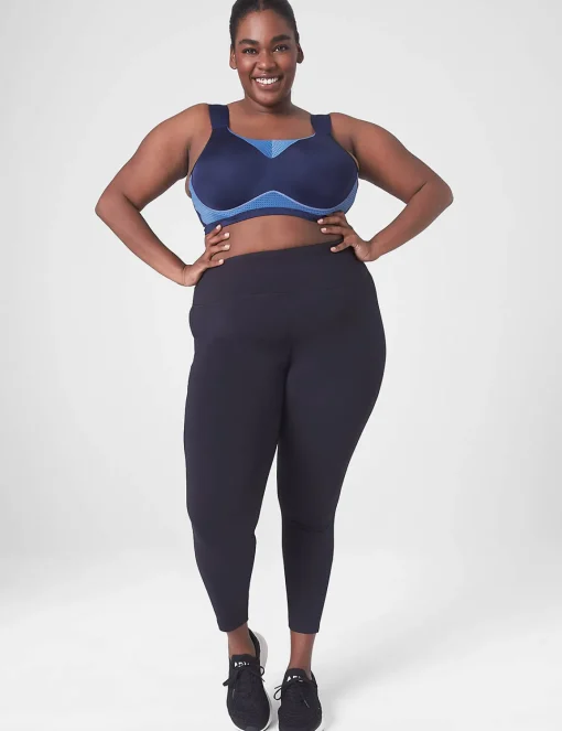 Sports Bras^Lane Bryant Livi High-Impact Underwire Wicking Sports Bra Maritime Blue