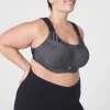 Sports Bras^Lane Bryant Livi High-Impact Wicking Max Support Sports Bra Grey