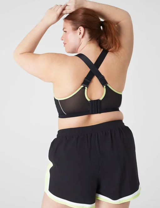 Sports Bras^Lane Bryant Livi High-Impact Wicking Underwire Sports Bra - Contrast Black