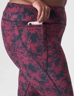 Crops And Capris^Lane Bryant Livi High-Rise Livi Soft Capri Legging - Strappy Hem Lagos Tropical Print
