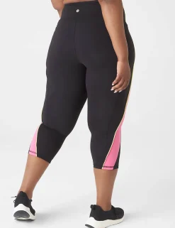 Crops And Capris^Lane Bryant Livi High-Rise Recycled Livi Soft Capri Legging Fiji Flower