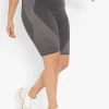 Shorts^Lane Bryant Livi High-Rise Seamless Rib Knee Short Black