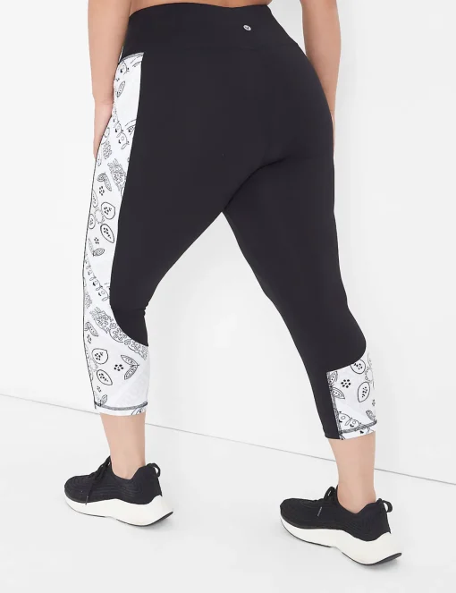 Crops And Capris^Lane Bryant Livi High-Rise Wicking Capri Legging Bold Bandana