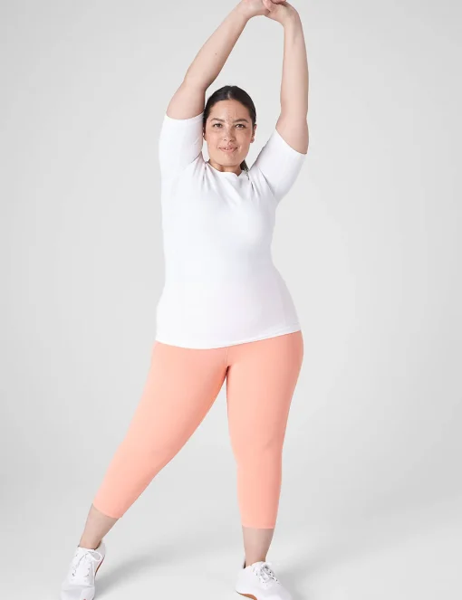 Livi Active Tops^Lane Bryant Livi Seamless Fitted Top White