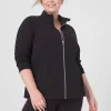 Jackets^Lane Bryant Livi Signature Stretch Long-Sleeve Performance Jacket Black