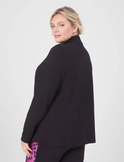 Jackets^Lane Bryant Livi Signature Stretch Long-Sleeve Performance Jacket Black