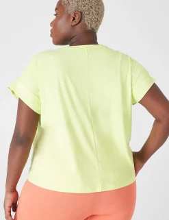 Livi Active Tops^Lane Bryant Livi Soft Crew-Neck Recycled Tee Sunny Lime