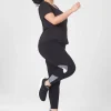 Livi Active Tops^Lane Bryant Livi Soft Recycled V-Neck Fitted Tee Black