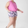Shorts^Lane Bryant Livi Stretch Woven Short Stella Floral