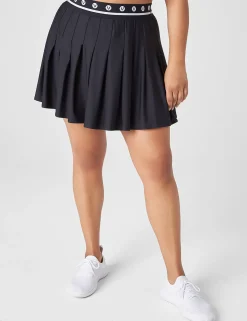 Shorts^Lane Bryant Livi Wicking Pleated Skort Black