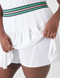 Shorts^Lane Bryant Livi Wicking Pleated Skort White