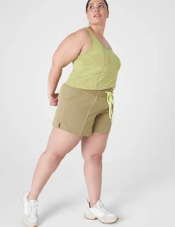 Livi Active Tops^Lane Bryant Livi Wicking Scoop-Neck Racerback Tank Feeder Stripe
