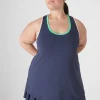 Livi Active Tops^Lane Bryant Livi Wicking Scoop-Neck Tank Blue Nights
