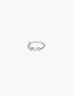 Whimsy^Lane Bryant Love Ring Silver