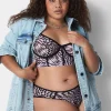 Sexy Bras^Lane Bryant Mesh Unlined Demi Longline Bra Zale Geo