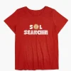 The Tee Shop^Lane Bryant Modern Crew-Neck Sol Searching Graphic Tee Red