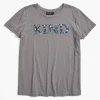 Knit Tops^Lane Bryant Modern Kind Embroidered Graphic Tee Grey