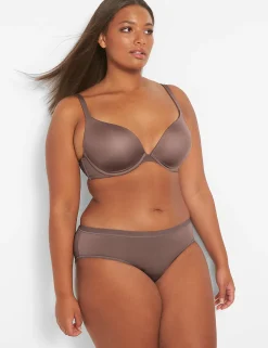 Hipster Panties^Lane Bryant No-Show Hipster Panty Deep Taupe