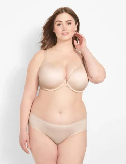 Hipster Panties^Lane Bryant No-Show Hipster Panty Sand Dollar