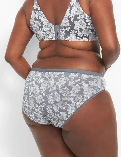 Hipster Panties^Lane Bryant No-Show Hipster Panty Grey Sea Floral