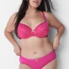 Hipster Panties^Lane Bryant No-Show Hipster Panty With Lace Trim Pink Yarrow