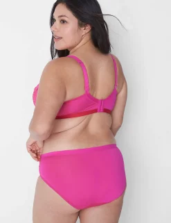 Hipster Panties^Lane Bryant No-Show Hipster Panty With Lace Trim Pink Yarrow