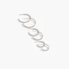 Earrings^Lane Bryant Open Hoop 3 Earring Pack: :Onesz Silver Tone